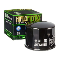 HIFLOFILTRO HF160 motocyklowy filtr oleju BMW F650GS 08-12, F800GS 07-16, S1000RR 10-15, R1200GS 13-14 sklep motocyklowy